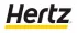 Car rental at the rental company Hertz Rent a Car